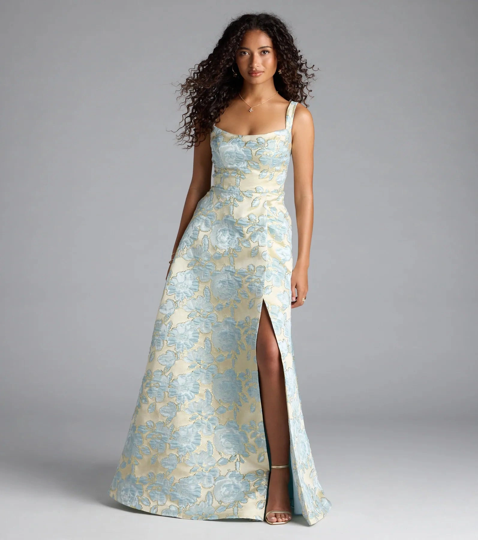 Lulabelle's Slit Dress Enchanting A-Line Lace-Up Formal Evening Gown A Must-Have